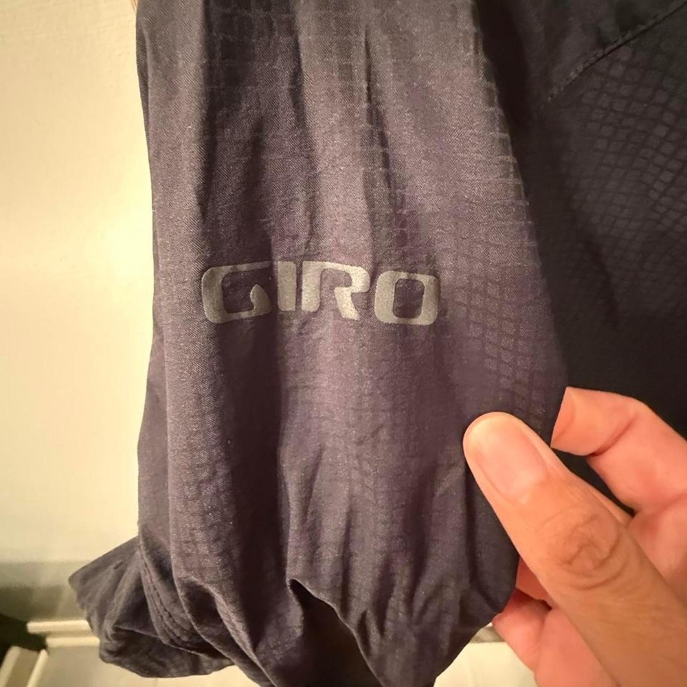 Giro Womens XL Black Windbreaker Cycling Jacket Full Zip Ripstop‎ Outdoor - Picture 2 of 7